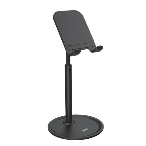 XO C81 Univerzális teleszkópos asztali telefontartó állvány fekete - 2