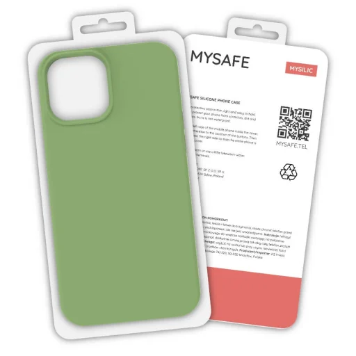iPhone 11 Pro Max MySafe Silicone tok pisztácia - 1