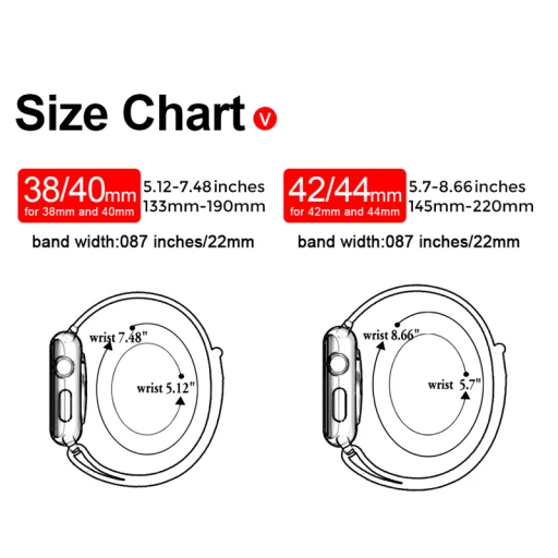 Apple Watch 4/5/6/7/8/SE/Ultra (42/44/45/49mm) nylon óraszíj rózsaszín homok színű Alphajack - 9