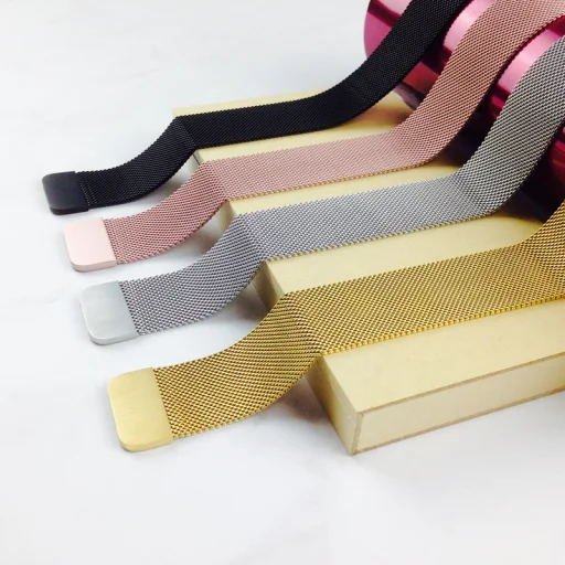 Apple Watch 4/5/6/7/8/SE (38/40/41mm) milánói fém óraszíj ezüst színű Alphajack - 5