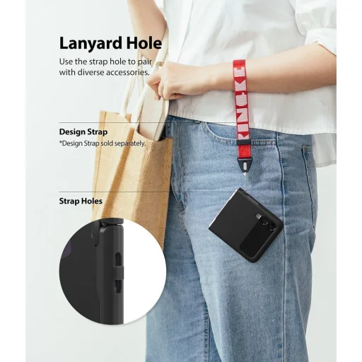 Samsung Galaxy Z Flip 3 Ringke Ultra Fit tok fekete (S534E55) - 4