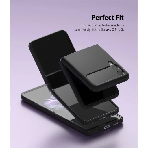 Samsung Galaxy Z Flip 3 Ringke Ultra Fit tok fekete (S534E55) - 9