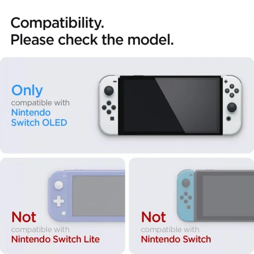 Nintendo Switch OLED Spigen 2x Glas.TR EZ Fit kijelzővédő üvegfólia + felhelyezőkeret (AGL03829) - 13