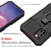 Samsung Galaxy A03s fokozott védelmet biztosító TPU tok kihajtható mágneses támasszal fekete Alphajack (PROTECTION-1) thumbnail