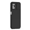 Samsung Galaxy A03s TPU tok kameralencse védővel fekete Alphajack thumbnail