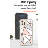 iPhone 13 Pro TPU szilikon tok geometriai mintával Alphajack (EPOXY-2) - 4