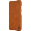 Samsung Galaxy A03S Nillkin Qin bőr fliptok barna thumbnail