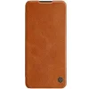 Samsung Galaxy A03S Nillkin Qin bőr fliptok barna thumbnail