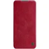 Samsung Galaxy A03S Nillkin Qin bőr fliptok piros - 2