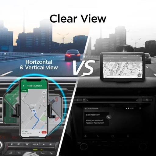 Spigen TMS24 CD slot autós telefontartó fekete - 2