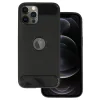 iPhone 12 / 12 Pro Carbon szénszál mintájú TPU tok fekete thumbnail