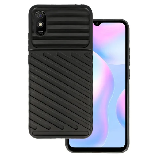 Xiaomi Redmi 9A Thunder fokozott védelmet biztosító flexibilis TPU tok fekete - 1