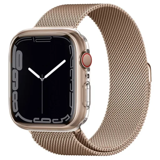 Apple Watch 4 / 5 / 6 / 7 / Se (44 / 45 MM) Spigen Liquid Crystal Puzdro Crystal Clear - 1