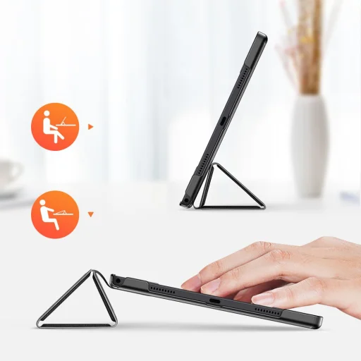 Samsung Galaxy Tab A8 10.5 X200 / X205 Dux Ducis Domo tok fekete - 6