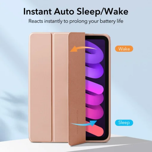 iPad Mini 6 2021 ESR Rebound Hybrid tok Rose Gold - 6