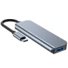 Tech-Protect V1 TYPE-C HUB Adapter 4in1 szürke thumbnail