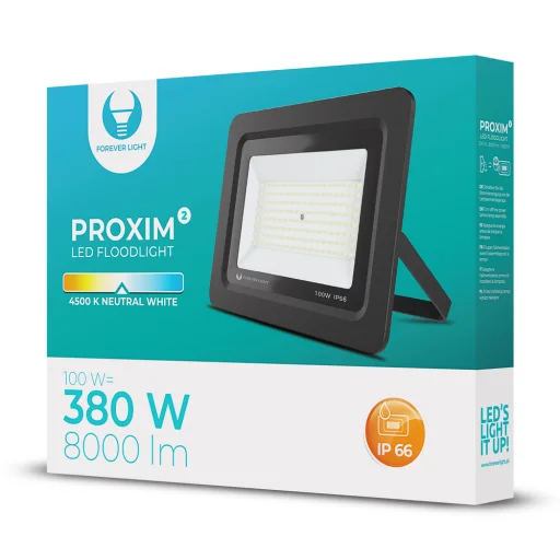 Forever Light LED-es reflektor PROXIM II 100W 4500K IP66 - 2