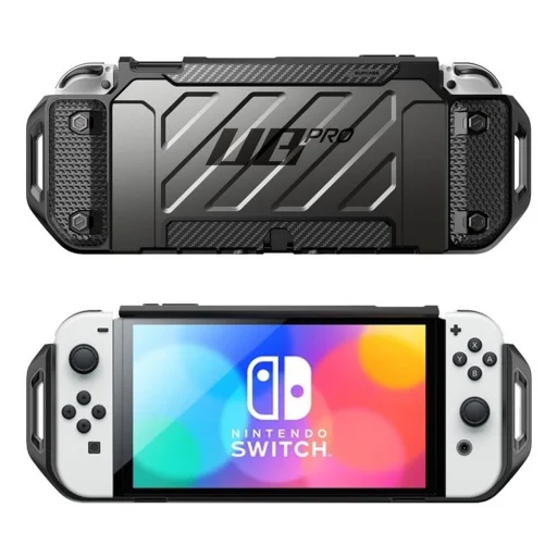Nintendo Switch Oled Supcase Unicorn Beetle Pro tok fekete ütésálló - 6