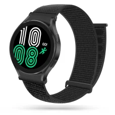 Samsung Galaxy Watch 4 40 / 42 / 44 / 46 mm Tech-Protect Nylon szíj fekete