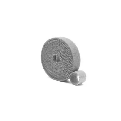 Kábelrendező, tépőzáras 1m szürke - 1