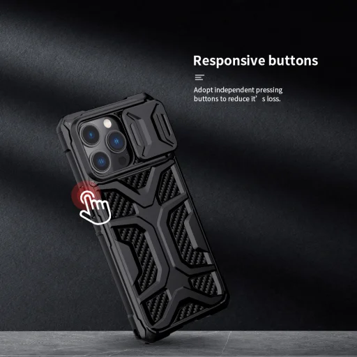 iPhone 13 Pro Nillkin Adventurer Hybrid Tok Fekete - 13