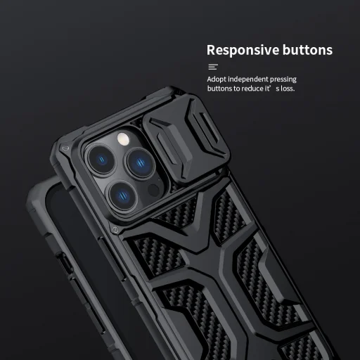 iPhone 13 Pro Nillkin Adventurer Hybrid Tok Fekete - 5