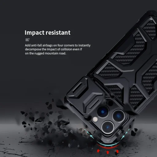 iPhone 13 Pro Nillkin Adventurer Hybrid Tok Fekete - 8