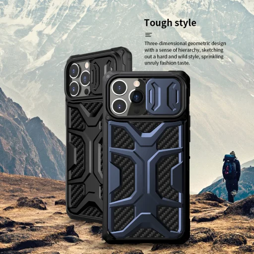 iPhone 13 Pro Max Nillkin Adventurer Hybrid Tok Fekete - 13