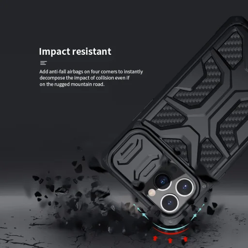 iPhone 13 Pro Max Nillkin Adventurer Hybrid Tok Fekete - 16