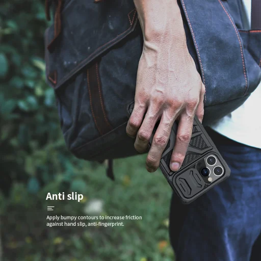 iPhone 13 Pro Max Nillkin Adventurer Hybrid Tok Fekete - 7