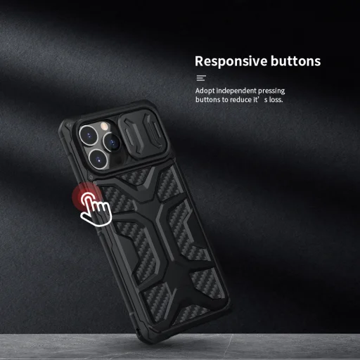 iPhone 13 Pro Max Nillkin Adventurer Hybrid Tok Fekete - 9