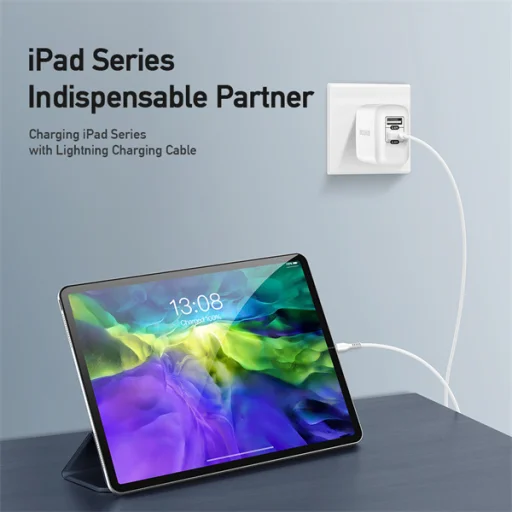 Dux Ducis C10 Hálózati Töltő Adapter 2x USB 12W2.4A Fehér - 7