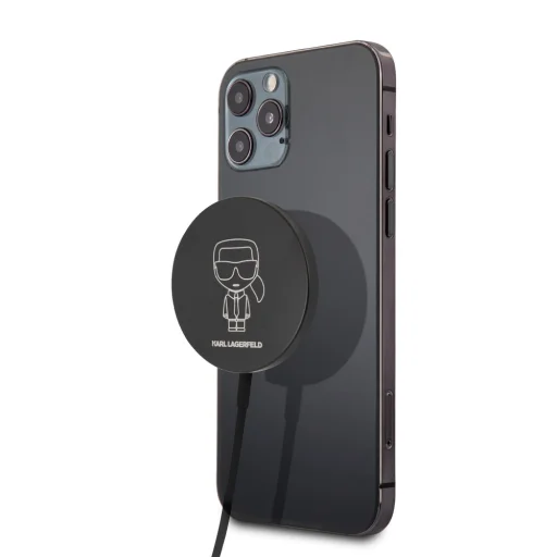 Karl Lagerfeld MagSafe vezeték nélküli töltő 15W fekete - 1