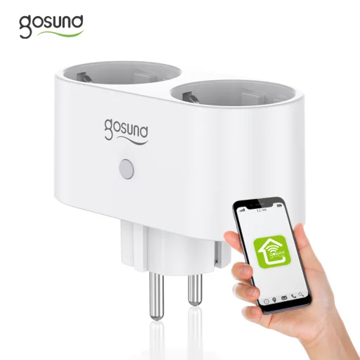 Gosund SP211 Dual smart plug okos konnektor WiFi 3500W - 3