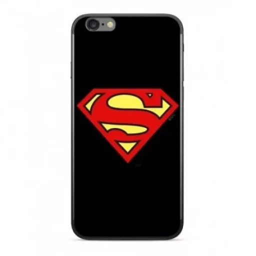 iPhone X / XS DC szilikon tok Superman logóval fekete - 1