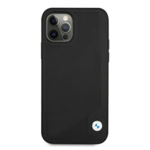  iPhone 12/12 Pro BMW Leather Deboss bőrtok fekete (BMHCP12MRCDPK) - 7