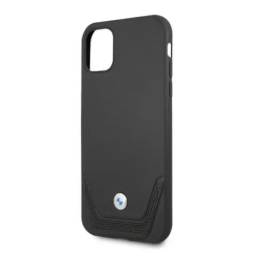  iPhone 11 Fekete BMW Leather Perforate bőrtok (BMHCN61RSWPK) - 2