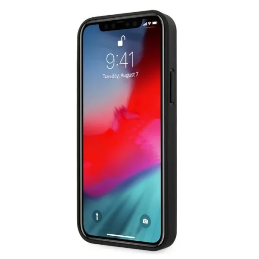  iPhone 12/12 Pro BMW Perforált bőrtok fekete (BMHCP12MRSWPK) - 4