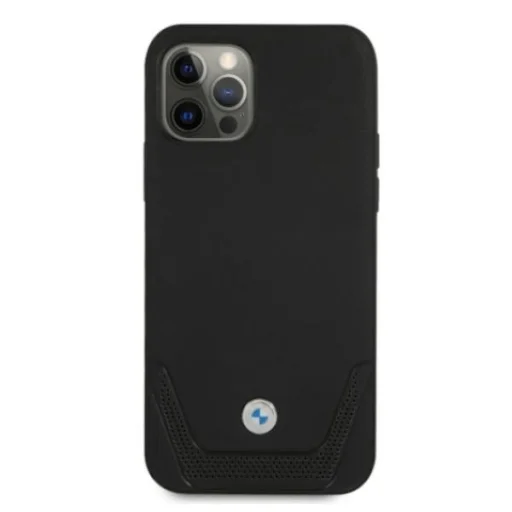  iPhone 12/12 Pro BMW Perforált bőrtok fekete (BMHCP12MRSWPK) - 7