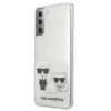 Samsung Galaxy S21 Plus Karl Lagerfeld Karl Choupette tok átlátszó (KLHCS21MCKTR)