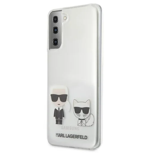 Samsung Galaxy S21 Plus Karl Lagerfeld Karl Choupette tok átlátszó (KLHCS21MCKTR) - 2
