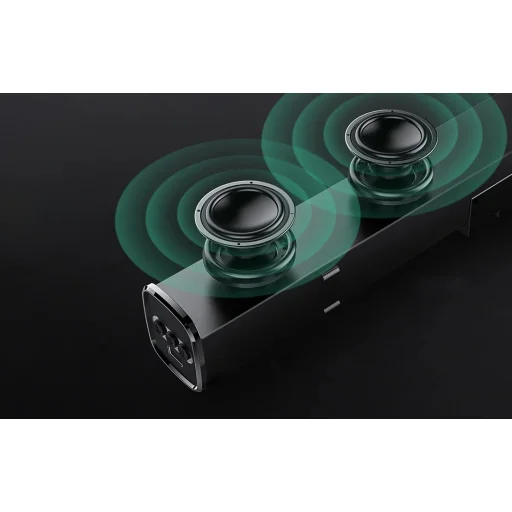  BlitzWolf AA-SAR1 Bluetooth 5.0 hangszóró távirányítóval, AUX, USB, HDMI, OPT, 60W (fekete) - 4