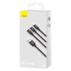 Baseus Rapid 3 az 1-ben USB - Micro USB, Lightning, USB Type-C kábel 3.5A 1.2 m fekete thumbnail