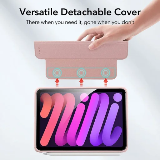 iPad Mini 6 2021 ESR Rebound Hybrid tok Frosted Pink - 4