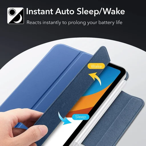 iPad Mini 6 2021 ESR Rebound Magnetic tok tengerészkék - 2