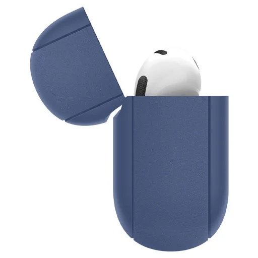 Apple Airpods 3 Spigen Silicone Fit tok sötétkék - 2