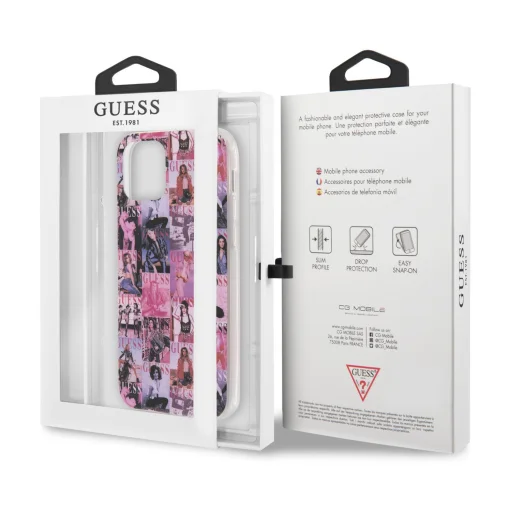 iPhone 12/12 Pro Guess PC/TPU Magazine tok rózsaszín (GUHCP12M40MAPI) - 4