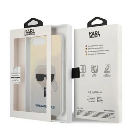 iPhone 7 Plus/8 Plus Karl Lagerfeld Karl's head színjátszós tok (KLHCI8LPCKHML) - 6