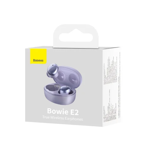 Baseus Bowie E2 Vezeték nélküli TWS Bluetooth fülhallgató lila - 6