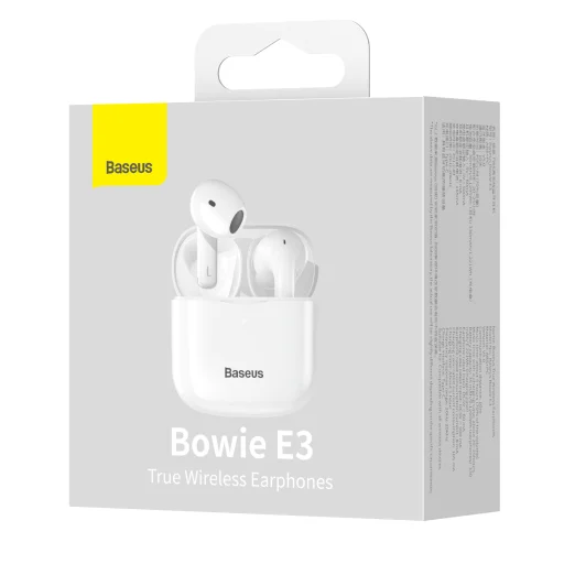 Baseus Bowie E3 Vezeték nélküli TWS Bluetooth fülhallgató fehér - 13